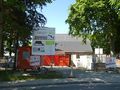 Bauarbeiten am Gebäude - Aufnahme vom 13. Juni 2021.