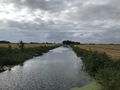 Aufgenommen von der Wurzeldeichsbrücke mit Blick zum Süder-Charlottenpolder - Aufnahme vom 28. August 2021.