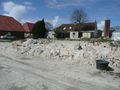 Gartenfeld mit Blick auf zukünftigen Neubau Nr. 8a - Aufnahme vom 17. April 2016.