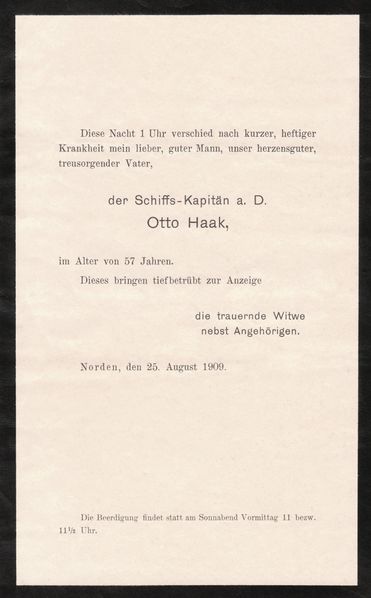 Datei:Dammstraße Gasthof Haak Stürenburg Sterbeanzeige 1909.jpg