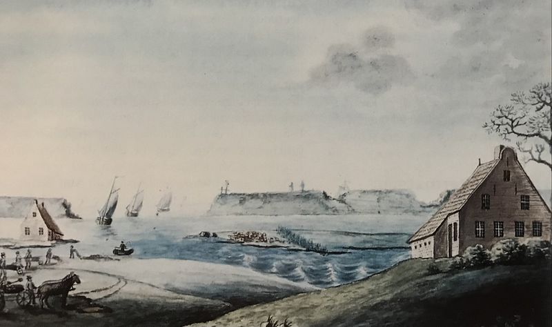 Datei:Norddeich Westermarsch Itzendorf Sturmflut Februarflut 1825 01.jpg
