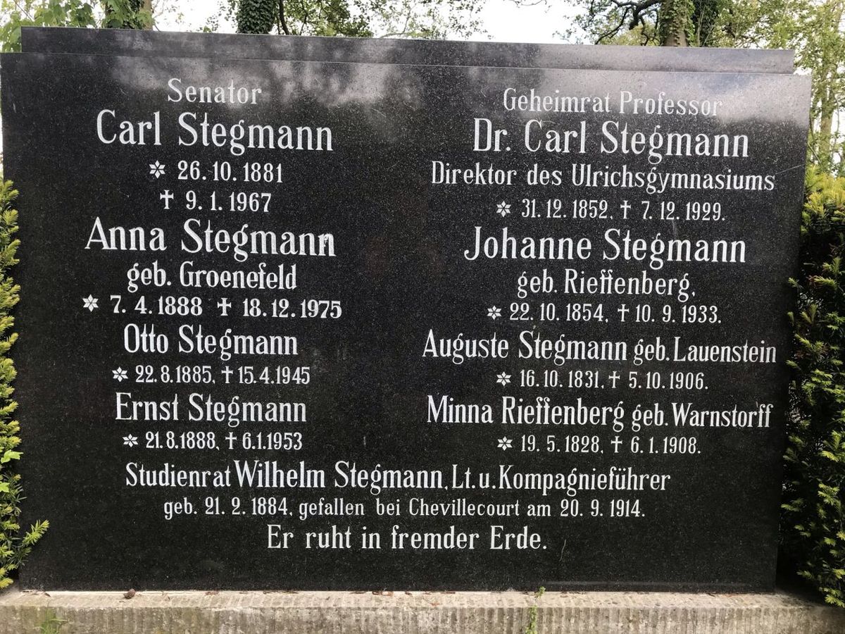 Carl Stegmann (1881) Norder Stadtgeschichte