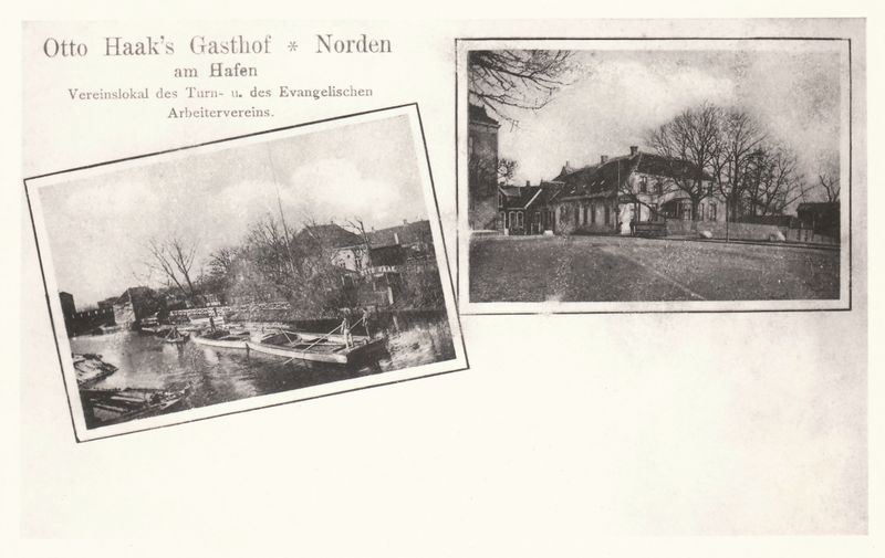 Datei:Dammstraße Gasthof Haak Stürenburg um 1900.jpg
