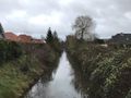 Blick von der Judasbrücke in südliche Richtung - Aufnahme vom 7. Dezember 2020.