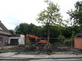 Nach Abriss von Gebäude Nr. 6 - Aufnahme vom 17. Juli 2010.