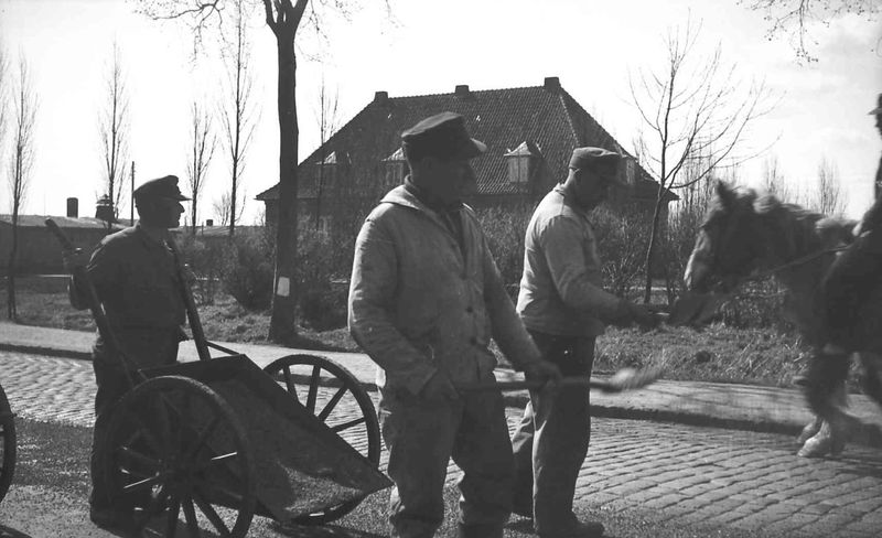 Datei:Heerstraße Tidofeld Straßenbauarbeiten 1951 02.jpg