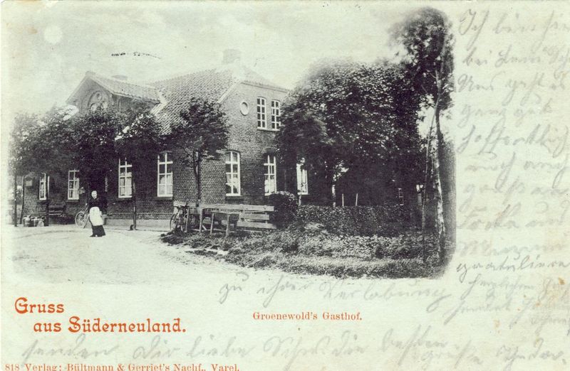 Datei:Wurzeldeicher Straße Gasthof Groenewold später Aissen 1904.jpg
