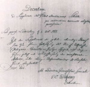 Ludgerusgemeinde Erlaubnis Gottesdienst 01101777 01.JPG