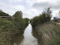 Das Neulander Tief in südliche Richtung, aufgenommen von der Altendeichsbrücke - Aufnahme vom 13. Mai 2021.