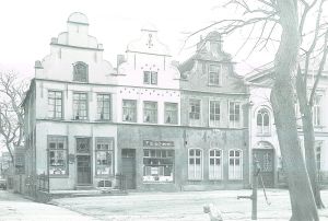 Am Markt Drei Schwestern Fleischerei Polizei 1930.jpg