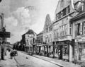 Die alten Häuser in der Zeit um 1918.