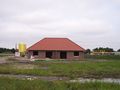 Blick auf einen Neubau - Aufnahme vom 21. August 2005.