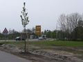 Blick in Richtung Bahnübergang - Aufnahme vom 15. Mai 2010.