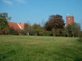 Blick in Richtung Wasserturm - Aufnahme vom 3. Oktober 2003.