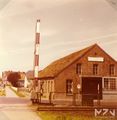 Undatierte Aufnahme des alten Bahnübergangs an der Heerstraße, lange vor dem Bau der Straße Im Horst.
