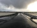 Umbauarbeiten am Strand und seiner Umgebung im Zuge des Masterplans Wasserkante - Aufnahme vom 19. November 2020.
