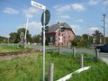 Blick auf Bahnübergang - Aufnahme vom 12. August 2007.