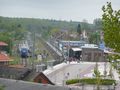 Blick von der Mühle in Richtung Bahnhof - Aufnahme vom 24. Mai 2010.