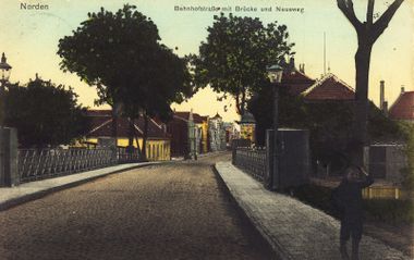 Die Alte Mühlenbrücke im Jahre 1911.