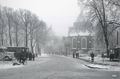 Winterliches Bild aus der Zeit um 1950.