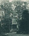 Das Denkmal in der Zeit um 1910.