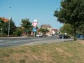 Blick in Richtung Heringstraße - alte Ansicht, noch ohne Kreisel - Aufnahme vom 10. August 2003.