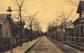 Im Jahre 1910, links zunächst Linteler Straße 2 B, rechts Linteler Straße 57.