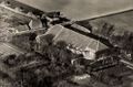 Der historische Gulfhof vor dem Großbrand in den 1950er Jahren.