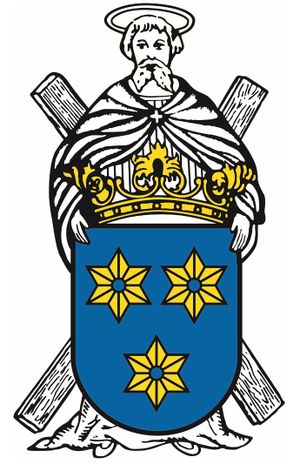Stadt Norden Wappen Stadtwappen Heiliger Andreas 01.JPG